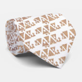 三角形と矢印 ネクタイ (ロール)