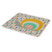 三角形にハッピースカタツムリ カッティングボード (角)