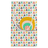 三角形にハッピースカタツムリ スモールペーパーバッグ (正面)