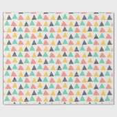 三角形にハッピースカタツムリ ラッピングペーパー (フラット)