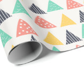 三角形にハッピースカタツムリ ラッピングペーパー (ロールコーナー)