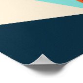 三角形のシームレスパターン ポスター (角)