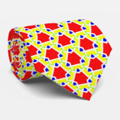 三角形のテラゾパターン ネクタイ (ロール)