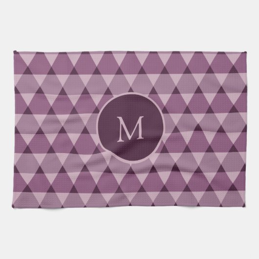 三角形のパターン キッチンタオル (横)