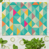 三角形のパターン キッチンタオル (折り畳み)