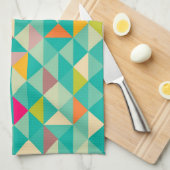 三角形のパターン キッチンタオル (四つ折り)