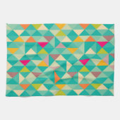 三角形のパターン キッチンタオル (横)