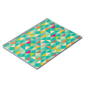 三角形のパターン ノートブック (左側)