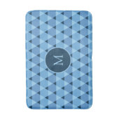 三角形のパターン バスマット (正面縦)