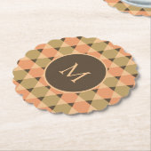 三角形のパターン ペーパーコースター (アングル)