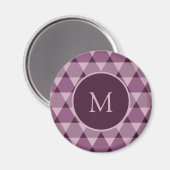 三角形のパターン マグネット (正面/裏面)