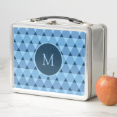 三角形のパターン メタルランチボックス (インサイチュ)