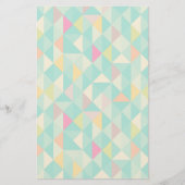 三角形のパターン 便箋 (正面)