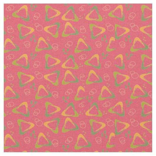 三角形のブーメラング ファブリック (クローズアップ)