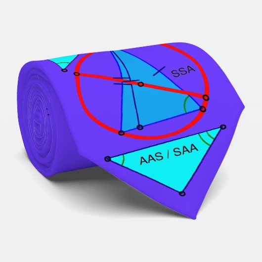 三角形の一致のタイ ネクタイ (ロール)
