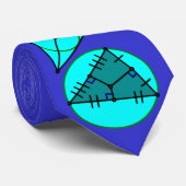 三角形の人間関係のタイ ネクタイ (ロール)