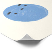 三角形の円（正方形） ポスター (角)