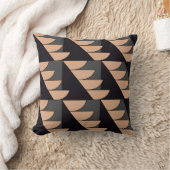 三角形の半円ジオメトリパターン クッション (ブランケット)