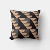 三角形の半円ジオメトリパターン クッション (正面)