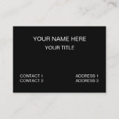 三角形の半円ジオメトリ 名刺 (裏面)