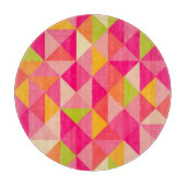 三角形の幾何学的なパターン カッティングボード (正面)