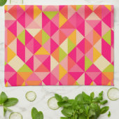 三角形の幾何学的なパターン キッチンタオル (折り畳み)