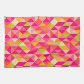 三角形の幾何学的なパターン キッチンタオル (横)