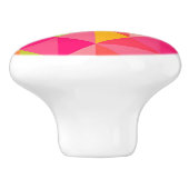 三角形の幾何学的なパターン セラミックノブ (側面)