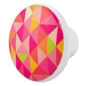 三角形の幾何学的なパターン セラミックノブ (右)