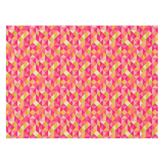 三角形の幾何学的なパターン テーブルクロス (正面(横))