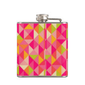 三角形の幾何学的なパターン フラスク (裏面)