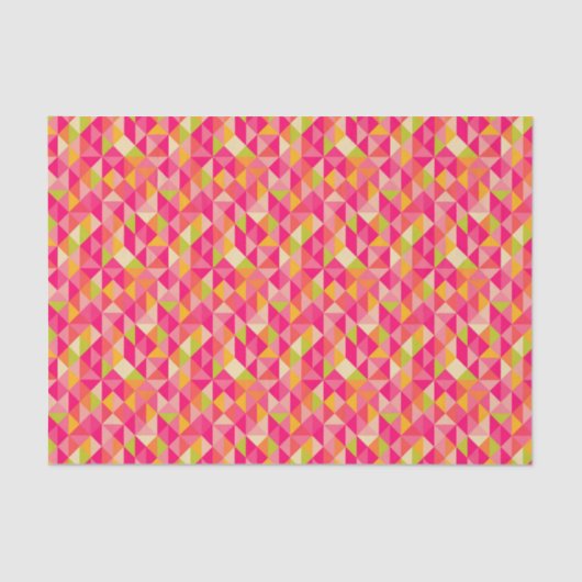 三角形の幾何学的なパターン 薄葉紙 (正面)