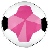 三角形の幾何学的パターン サッカーボール (回転)