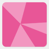 三角形の幾何学的パターン スクエアシール (正面)