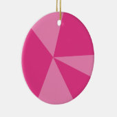 三角形の幾何学的パターン セラミックオーナメント (右)