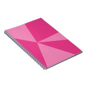 三角形の幾何学的パターン ノートブック (右側)