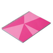 三角形の幾何学的パターン ノートブック (左側)