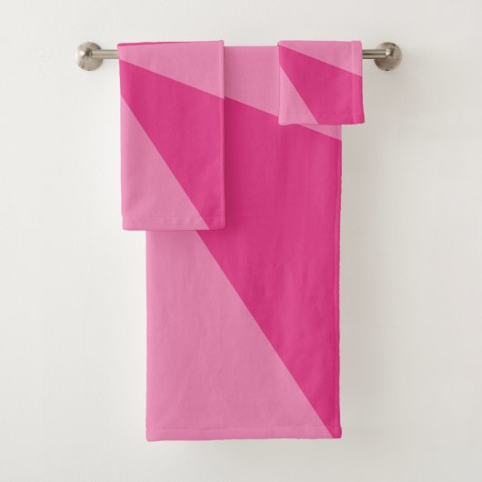 三角形の幾何学的パターン バスタオルセット (インサイチュ)