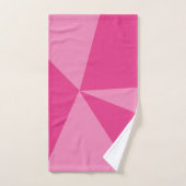 三角形の幾何学的パターン バスタオルセット (ハンドタオル)