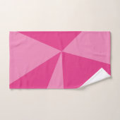 三角形の幾何学的パターン バスタオルセット (ハンドタオル)