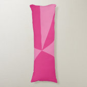 三角形の幾何学的パターン ボディピロー (正面縦)