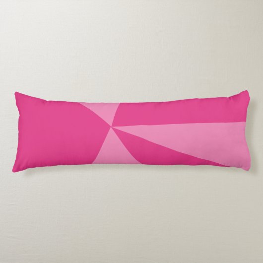 三角形の幾何学的パターン ボディピロー (正面)