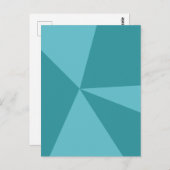 三角形の幾何学的パターン ポストカード (正面/裏面)