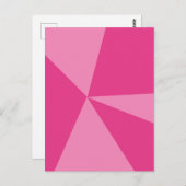 三角形の幾何学的パターン ポストカード (正面/裏面)