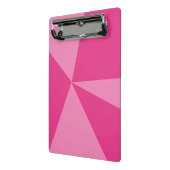 三角形の幾何学的パターン ミニクリップボード (アングル2)