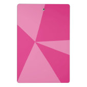 三角形の幾何学的パターン ミニクリップボード (裏面)