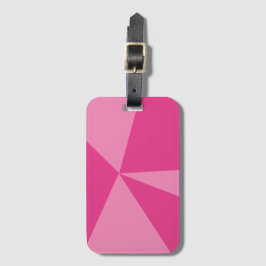 三角形の幾何学的パターン ラゲッジタグ