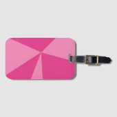三角形の幾何学的パターン ラゲッジタグ (正面横)