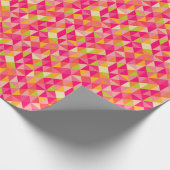 三角形の幾何学的パターン ラッピングペーパー (角)