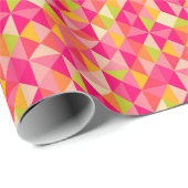 三角形の幾何学的パターン ラッピングペーパー (ロールコーナー)